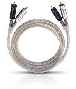 Кабель аналоговый OEHLBACH 3901 2RCA-2RCA (1.0 м./серебристый)