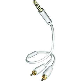 Inakustik Star MP3 Audio Cable, 3.5 Phone <> 2RCA, 1.5 m, 003100015