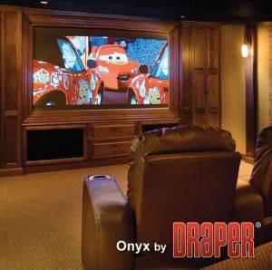 Экран Draper Onyx HDTV (9:16) 302/119" 147*264 M1300 Vel-Tex