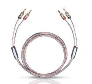 Кабель акустический OEHLBACH 10717 Twin Mix One (2x3мм./прозрачный),2х3.0м Banana 