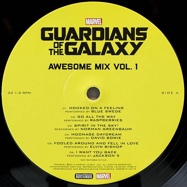 OST - Guardians Of The Galaxy Awesome Mix Vol. 1