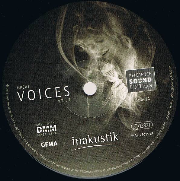 Great Voices Vol. 1. Sound reference. DMM технология записи. V/A "great Voices Vol.2". Great voices