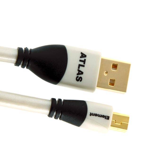 Кабель цифровой Atlas element USB A / B Mini 1,0 m. Atlas USB. Source USB elements 1042. USB Atlas Beqasam PNG. Element usb