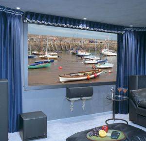 Экран Draper Onyx HDTV (9:16) 338/133" 165*295 M1300 Vel-Tex
