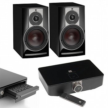 Dali Rubicon 2 C black high gloss + DALI Sound Hub + BluOS Module