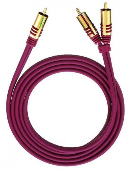 Сабвуферный кабель OEHLBACH 20567 Y RCA-2RCA (8.0 м./красный)