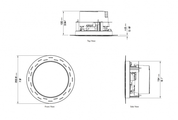 KEF Ci130QRfl Flush MT 5.25