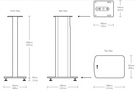 KEF S2 Floor Stand
