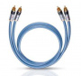 Кабель аналоговый OEHLBACH 13202 XXL® Series 2 2RCA-2RCA (1.0 м./голубой)