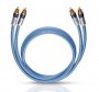 Кабель аналоговый OEHLBACH 13202 XXL® Series 2 2RCA-2RCA (1.0 м./голубой)