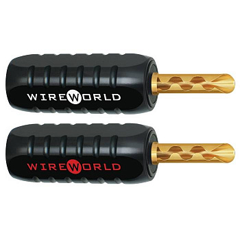 Wireworld Gold Set Screw Banana 10ga ABS Shell