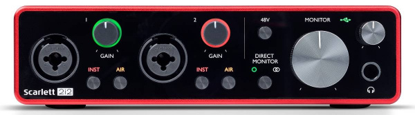 Focusrite Scarlett Solo 2I2 3nd Gen