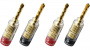 Oehlbach Banana Solution Tube 5, gold - 4 pc (3021)