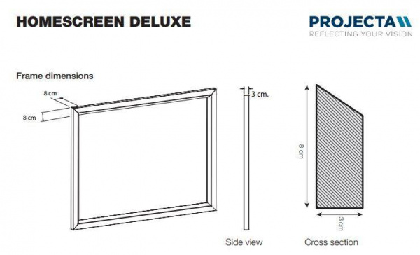 	 Projecta HomeScreen Deluxe 98" 16:9 135x240 HD Progressive 1.1